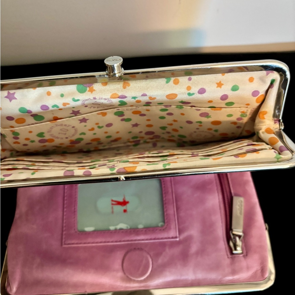 HOBO Pink Leather Clutch - Picture 5 of 7
